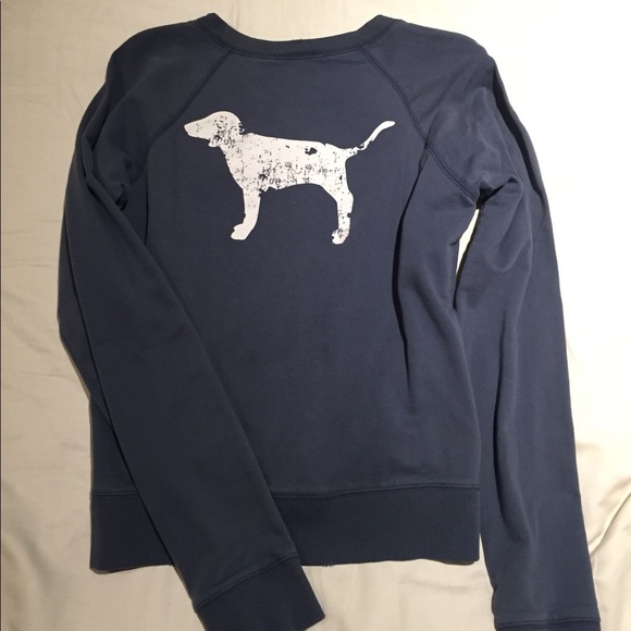 🆚 Victoria’s Secret PINK Sweatshirt Sz S - Picture 3 of 3